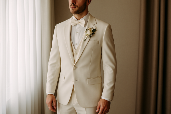 The Ultimate Guide to Men’s Wedding Suits (Colors, Fabrics, Etiquette)