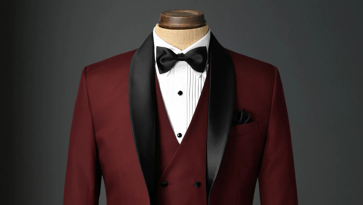 Can I wear a shiny sharkskin suit to a black-tie event?