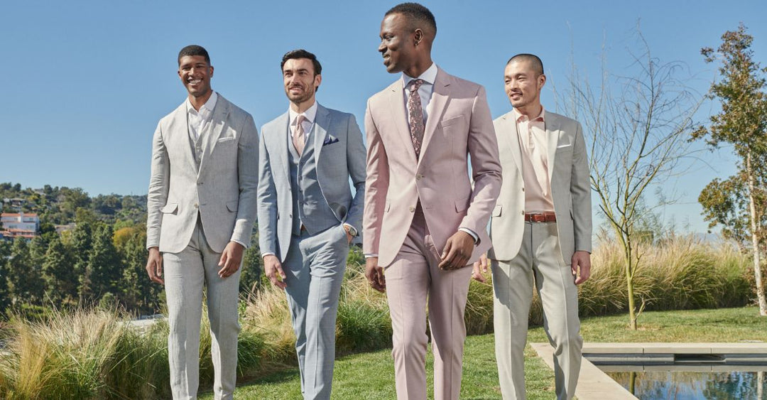 How to style a suit for a summer garden party?