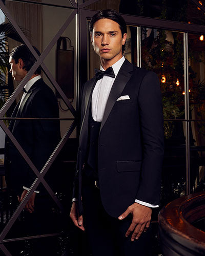 What tuxedo style is best for a classic wedding?
