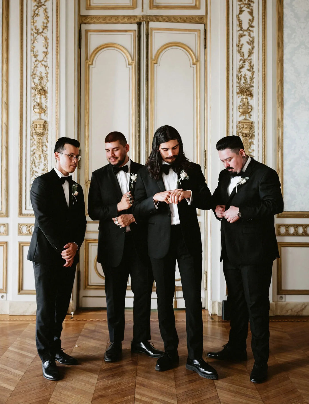 In the Spotlight: Men's Velvet Tuxedos