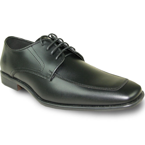 "Allure Shoes Men's Matte Black Lace Oxford Dress & Tux Shoe" - Elegant Mensattire