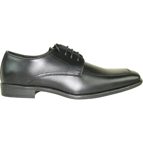 "Allure Shoes Men's Matte Black Lace Oxford Dress & Tux Shoe" - Elegant Mensattire