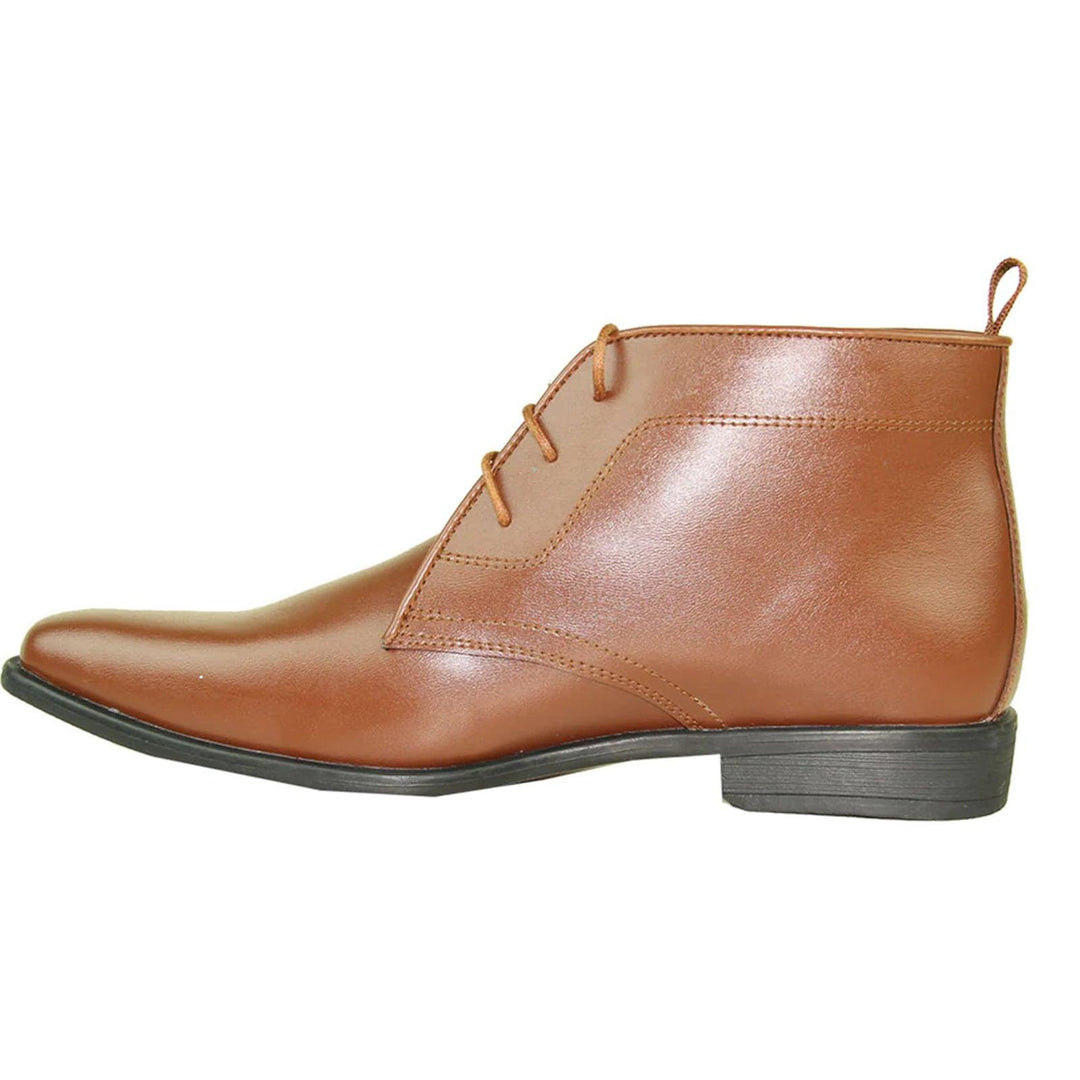 "Authentic Leather Brown Allure Ankle Boot: The Perfect Menswear Finishing Touch for Formal Functions." - Elegant Mensattire