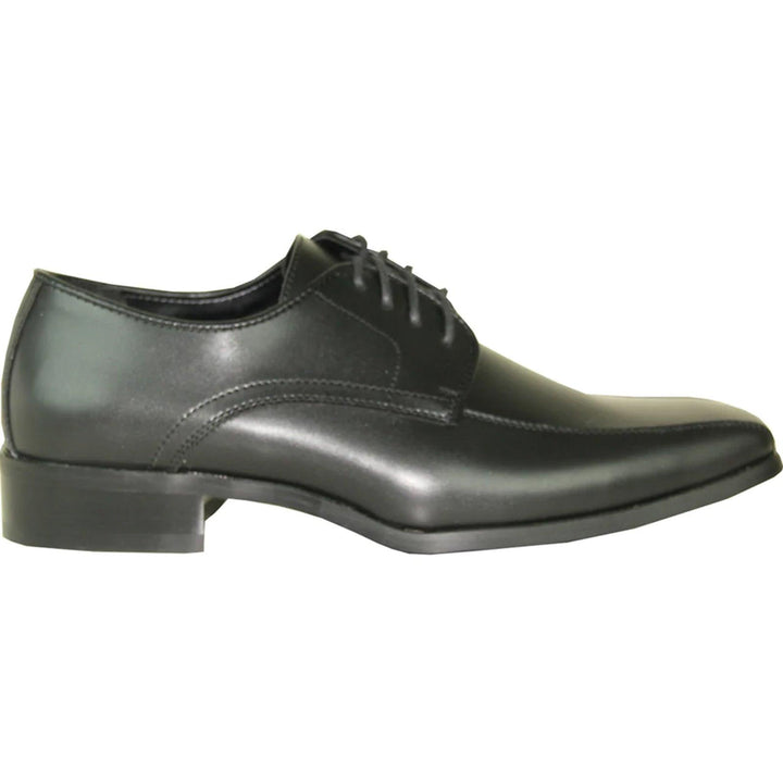 Bravo Men's Classic Bicycle Square Pointy Toe Dress Shoe - Black - Elegant Mensattire