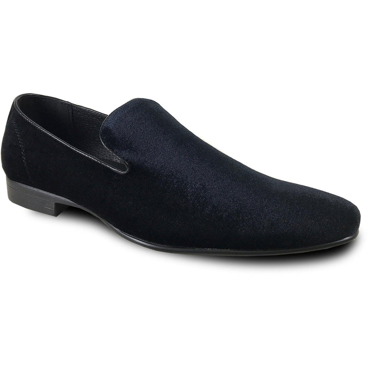 "Bravo Men's Velvet Tuxedo Loafer - Black" - Elegant Mensattire