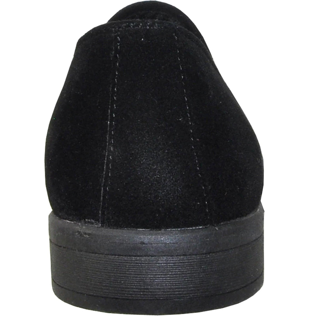 Deluxe

"Bravo Deluxe Men's Black Vegan Suede Slip-On Dress Shoe - Perfect for Weddings & Proms" - Elegant Mensattire