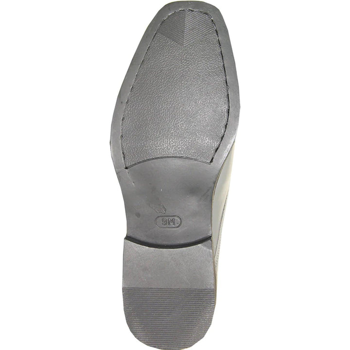 "Grey Patent Tuxedo Shoes by Bravo: Sleek Gloss & Unmistakable Class" - Elegant Mensattire