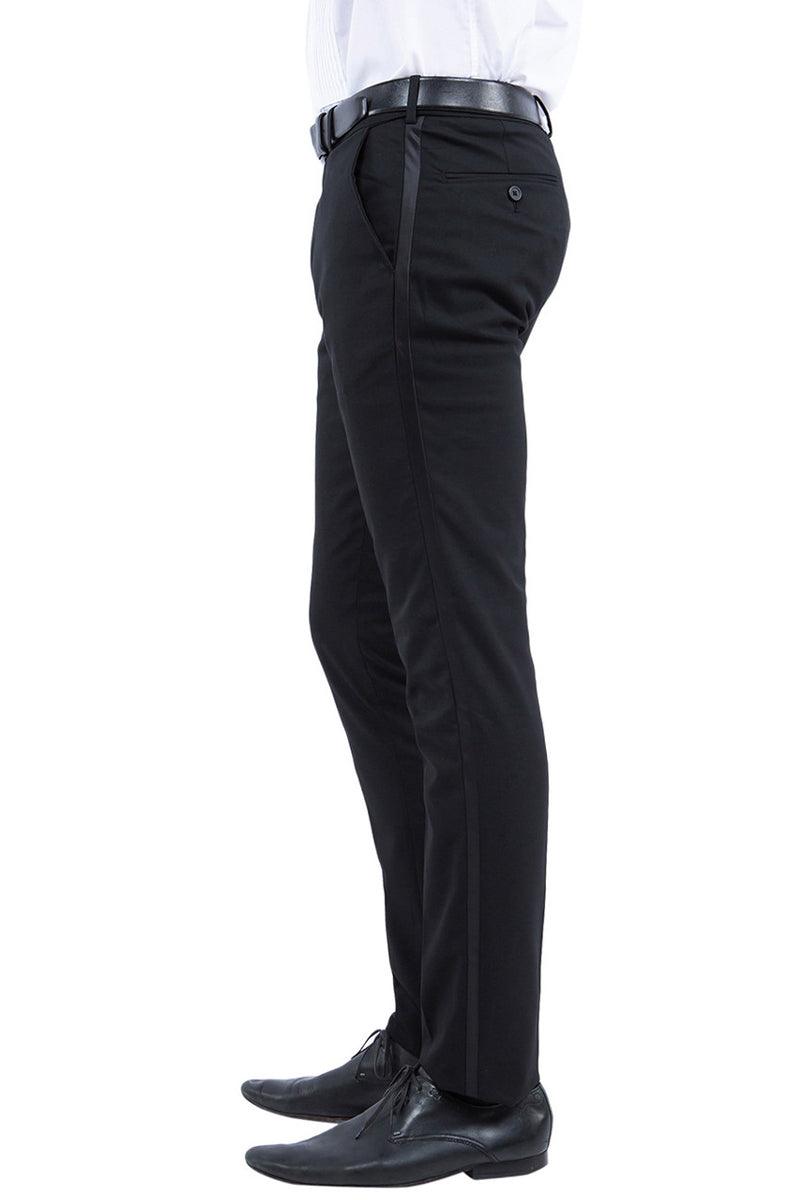 Men's Black Modern Fit Tuxedo Separates Pants | Zegarie - Elegant Mensattire