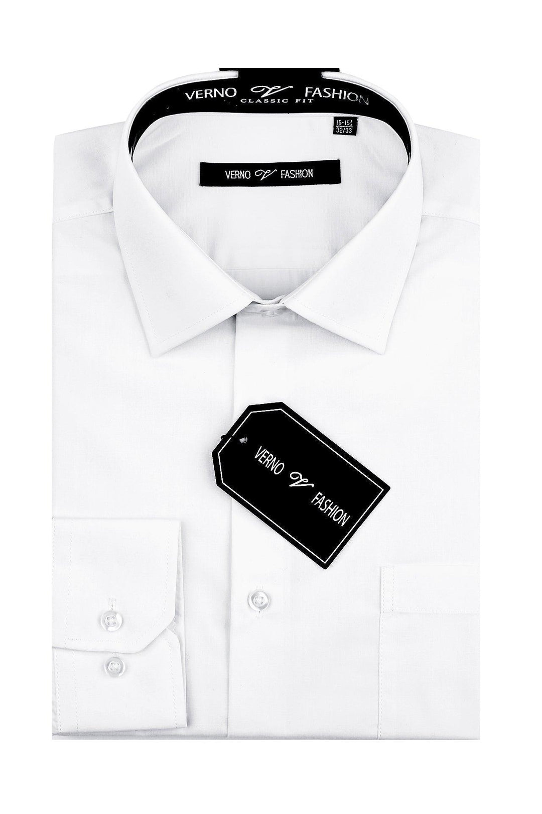 Men's Style: Daniel Ellissa White Cotton Dress Shirt, Regular Fit - Elegant Mensattire