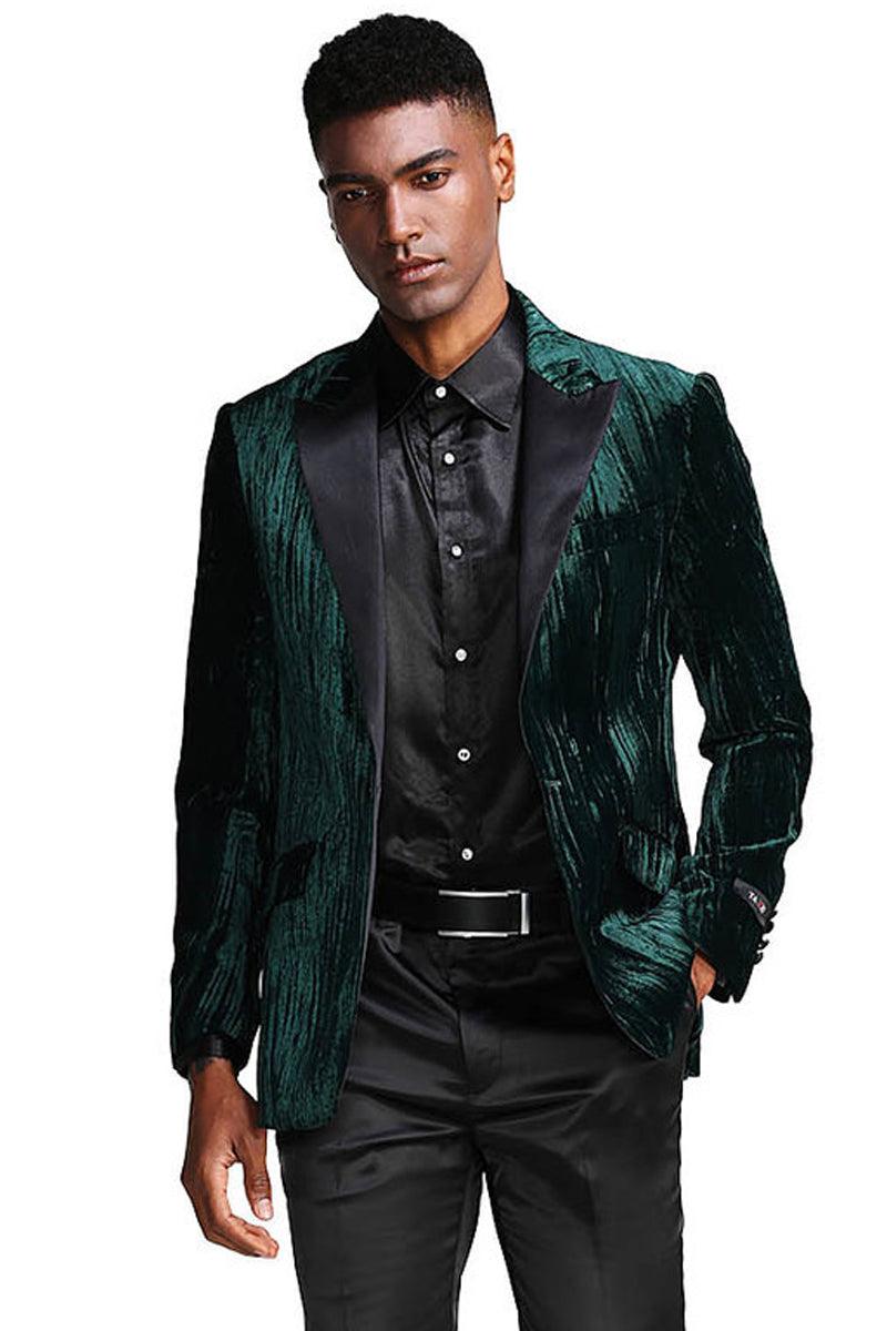 of Milan

Men's Tazio of Milan Velvet Prom Tuxedo Jacket - Hunter Green - Elegant Mensattire