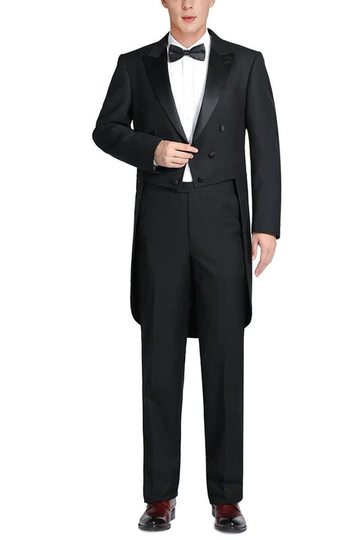 Renoir Men's Sophisticated Tuxedo in Classic Black - Elegant Mensattire