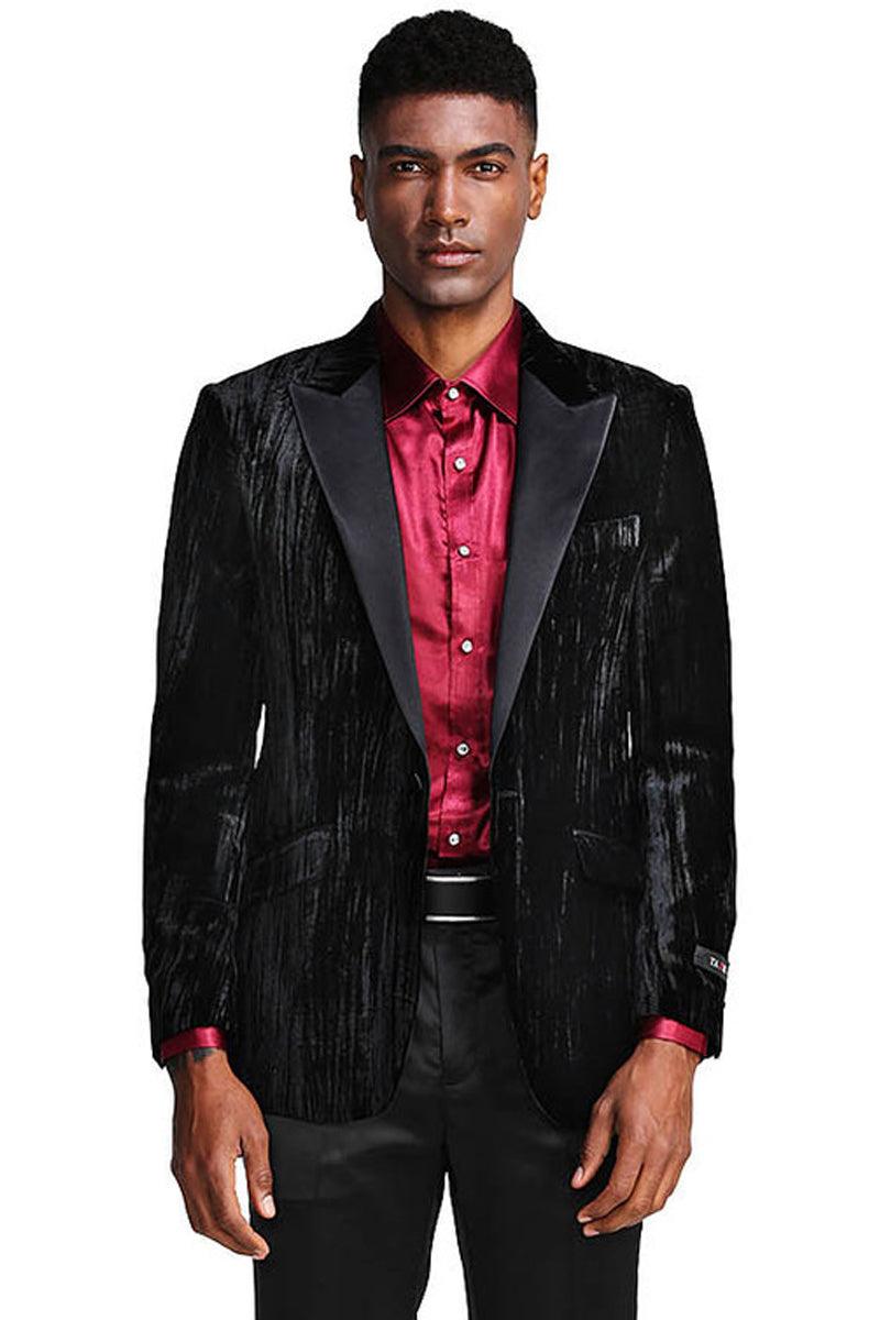 Style: Camrn-49

“Tazio Men's Black Velvet Camrn-49 Jacket | Elegant Prom Tuxedo" - Elegant Mensattire